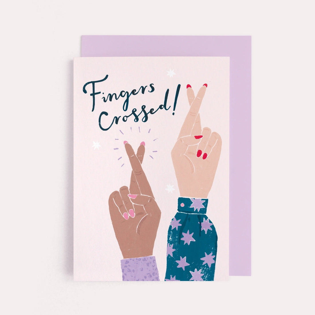 Fingers Crossed - Greeting Card