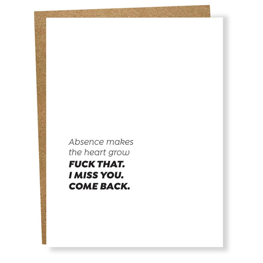 Come Back | Greeting Card