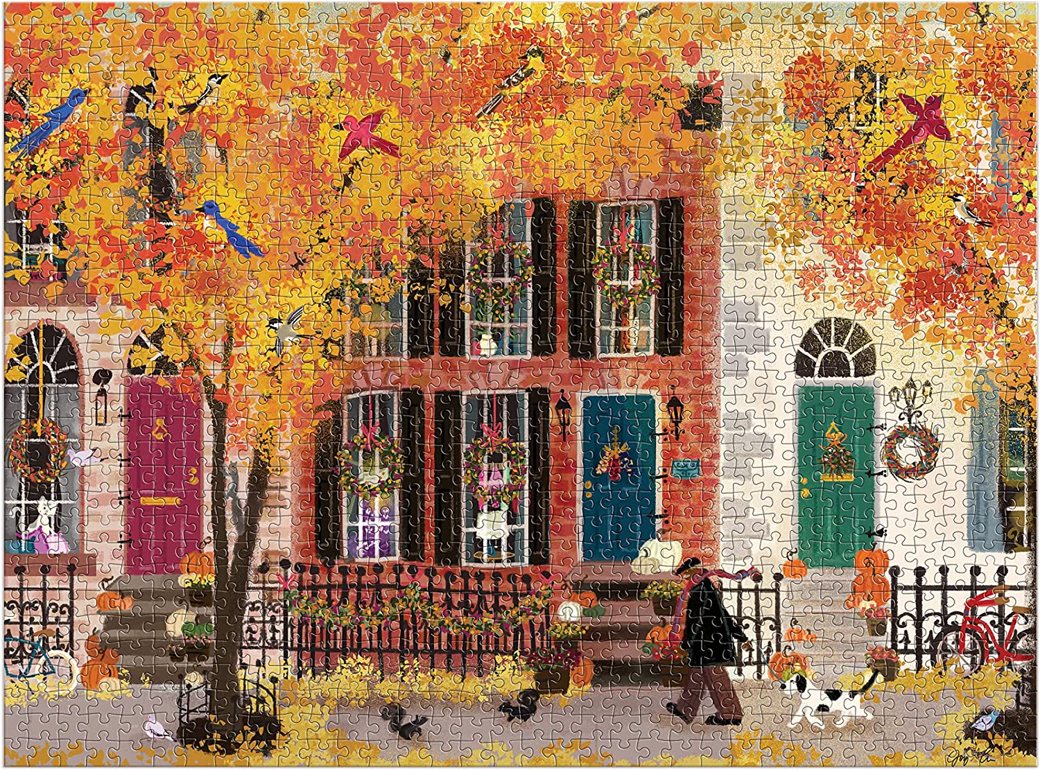 Autumn in the Neighborhood Puzzle