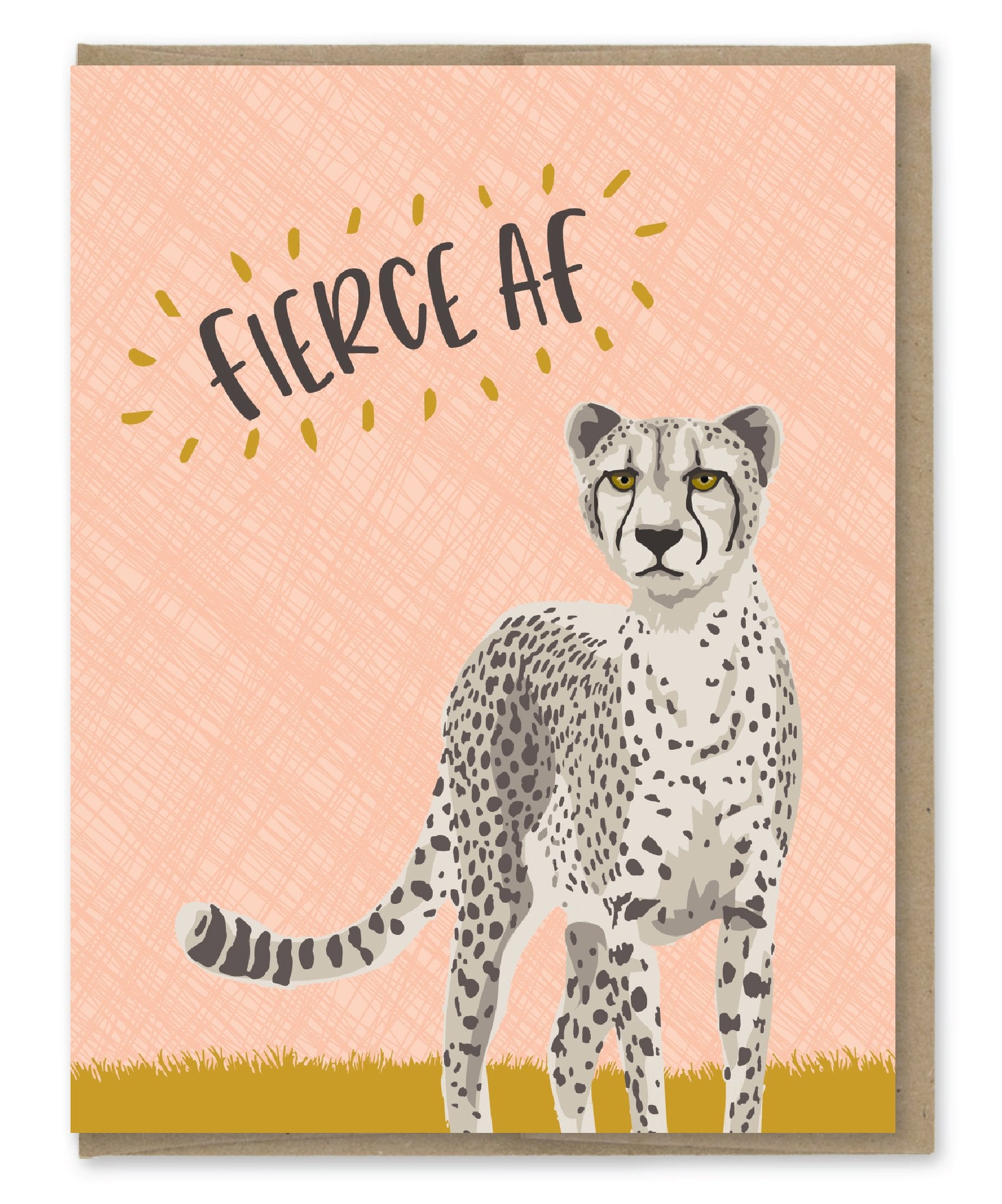 Fierce AF - Greeting Card