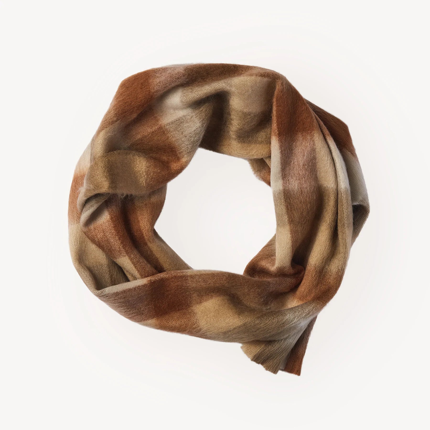 Pokoloko | Alpaca Scarf: Cinnamon Check