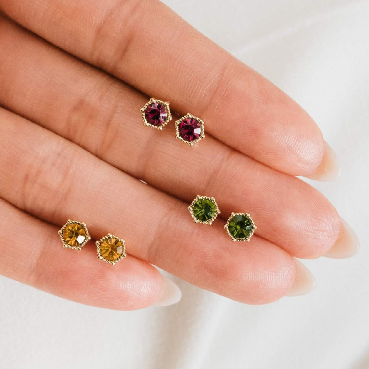 Astrid Stud Earrings (various colours)