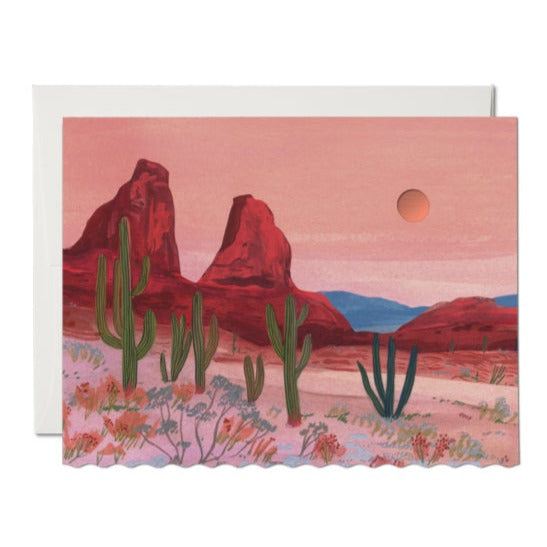 Desert Scene - Greeting Card