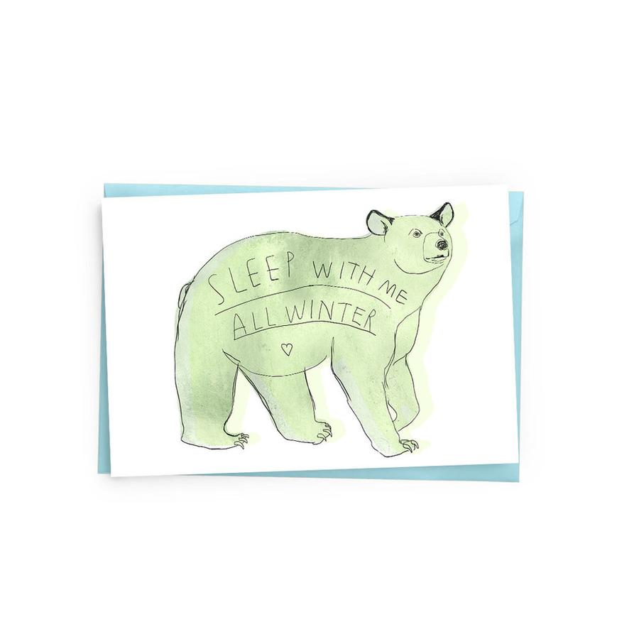 Winter Bear - Greeting Card
