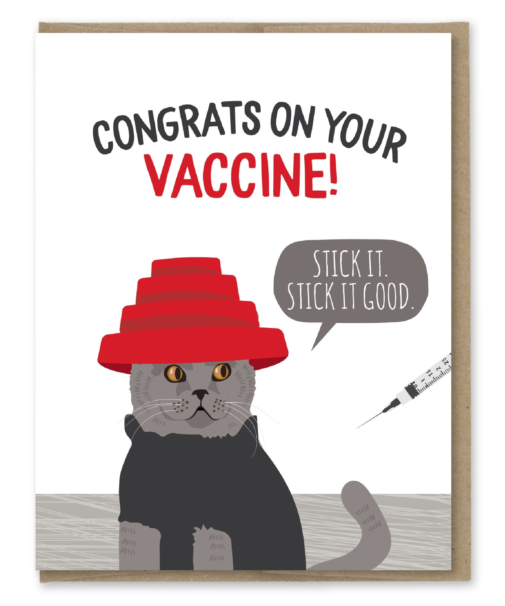 Congrats on Your Vaccine - Greeting Card