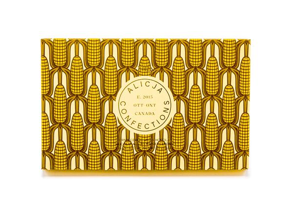 Corn - Postcard Chocolate Bar | ALICJA CONFECTIONS