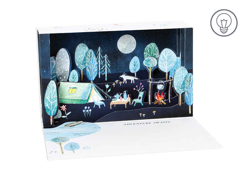 Outdoor Adventure Shadow Box - Greeting Card