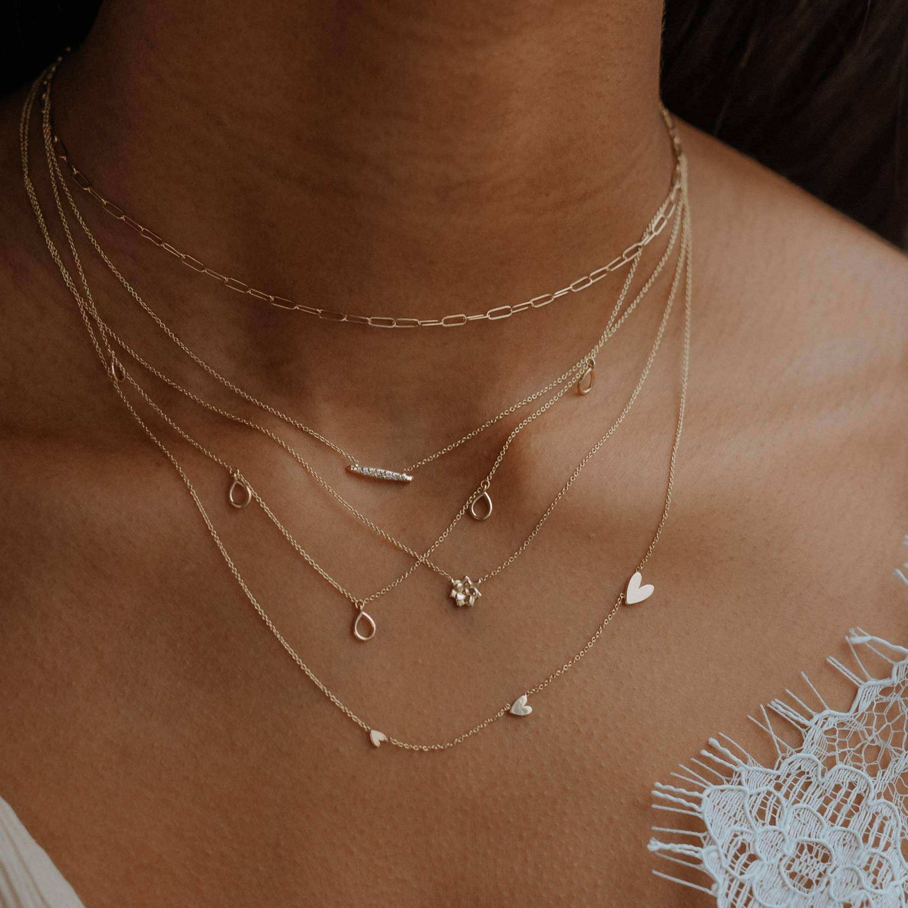 Infinite Inseparable Necklace | 14K Gold