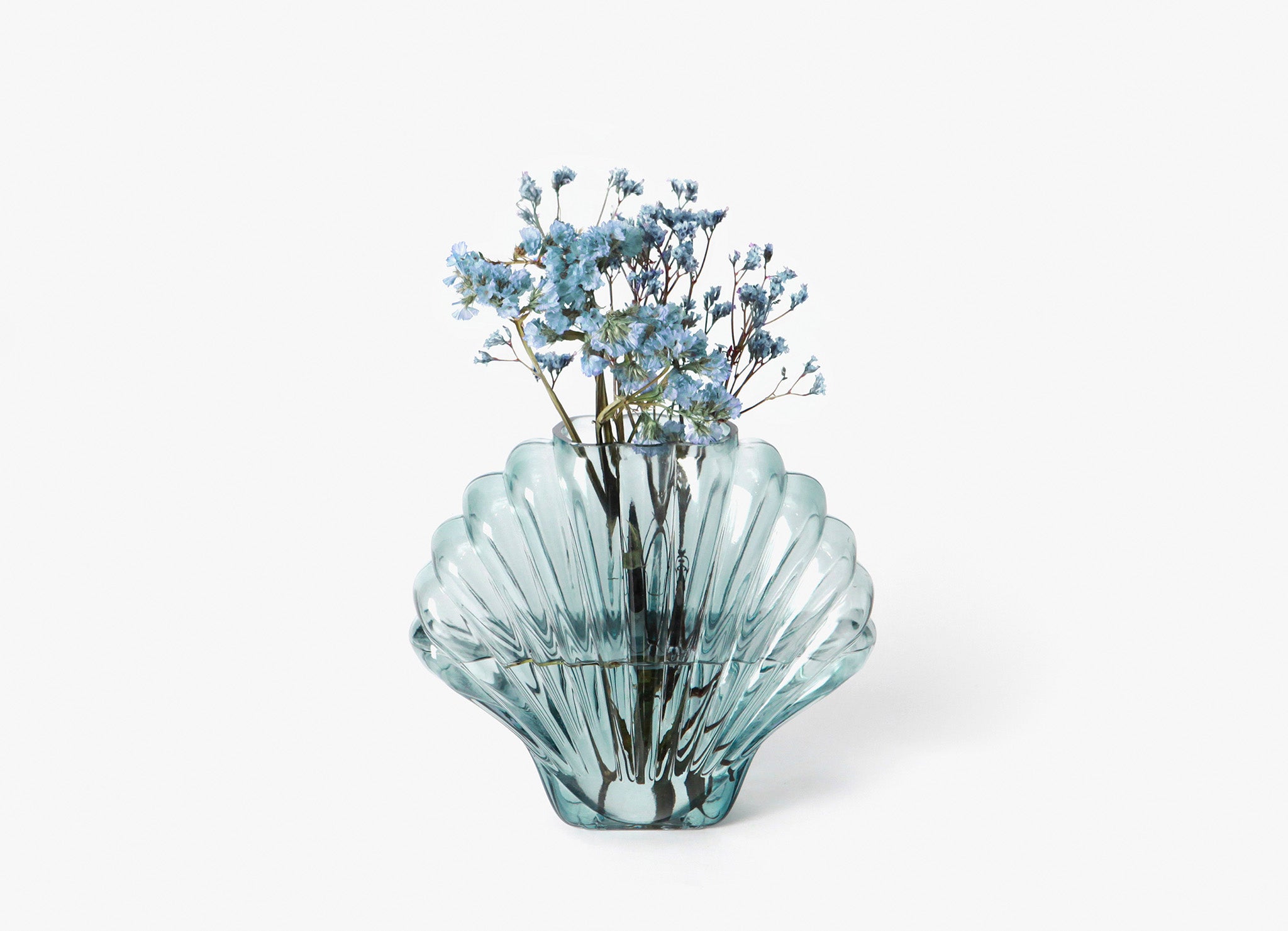 Seashell Vase: Blue