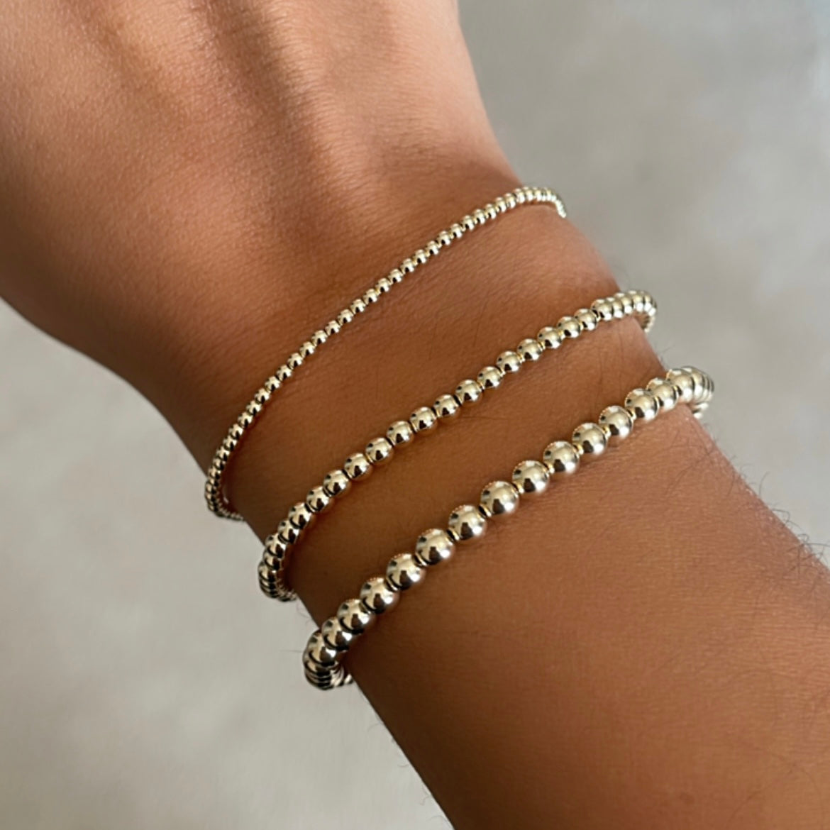 Gold Beaded Bracelet