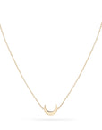 14K Little Crescent Necklace | BLUBOHO | JV Studios Boutique