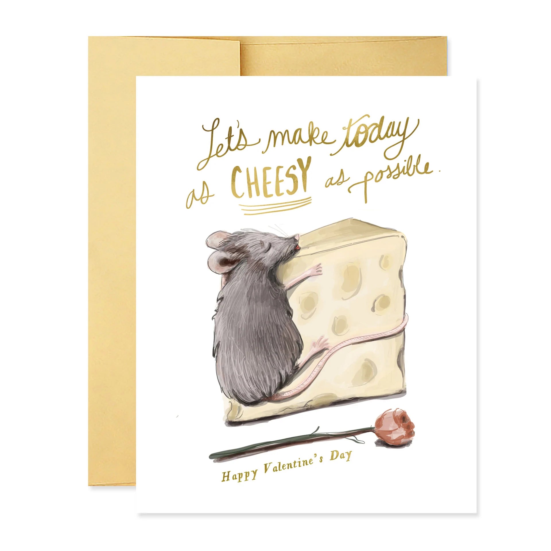 Cheesy Romance - Greeting Card