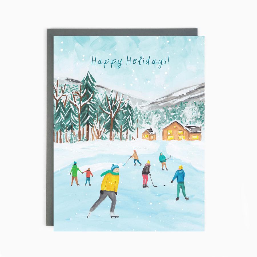 Holiday Skating | Greeting Card