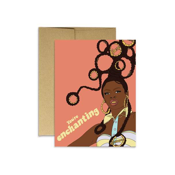 Symone &quot;You&#39;re Enchanting&quot; - Greeting Card