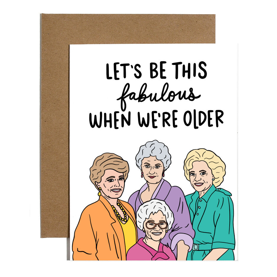 Golden Girls Fabulous - Greeting Card