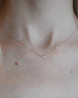 14K Gold Trio Diamond Necklace | LA KAISER | JV Studios Boutique