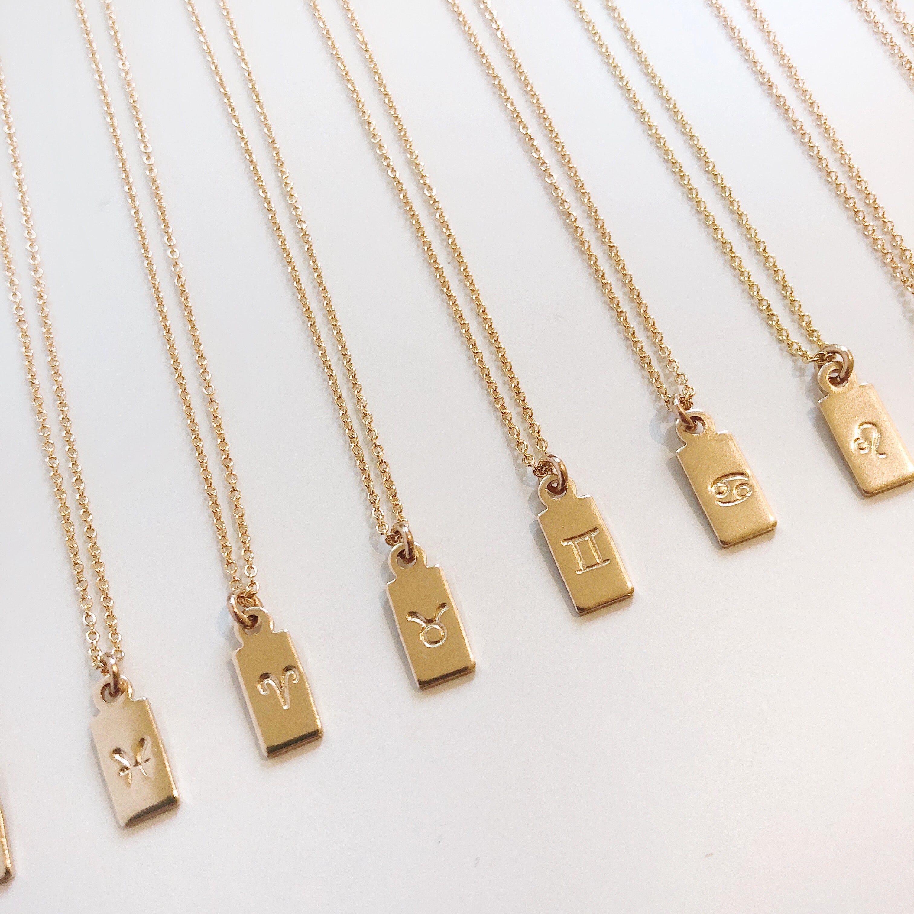 Made of Stars Zodiac Necklace | Gold