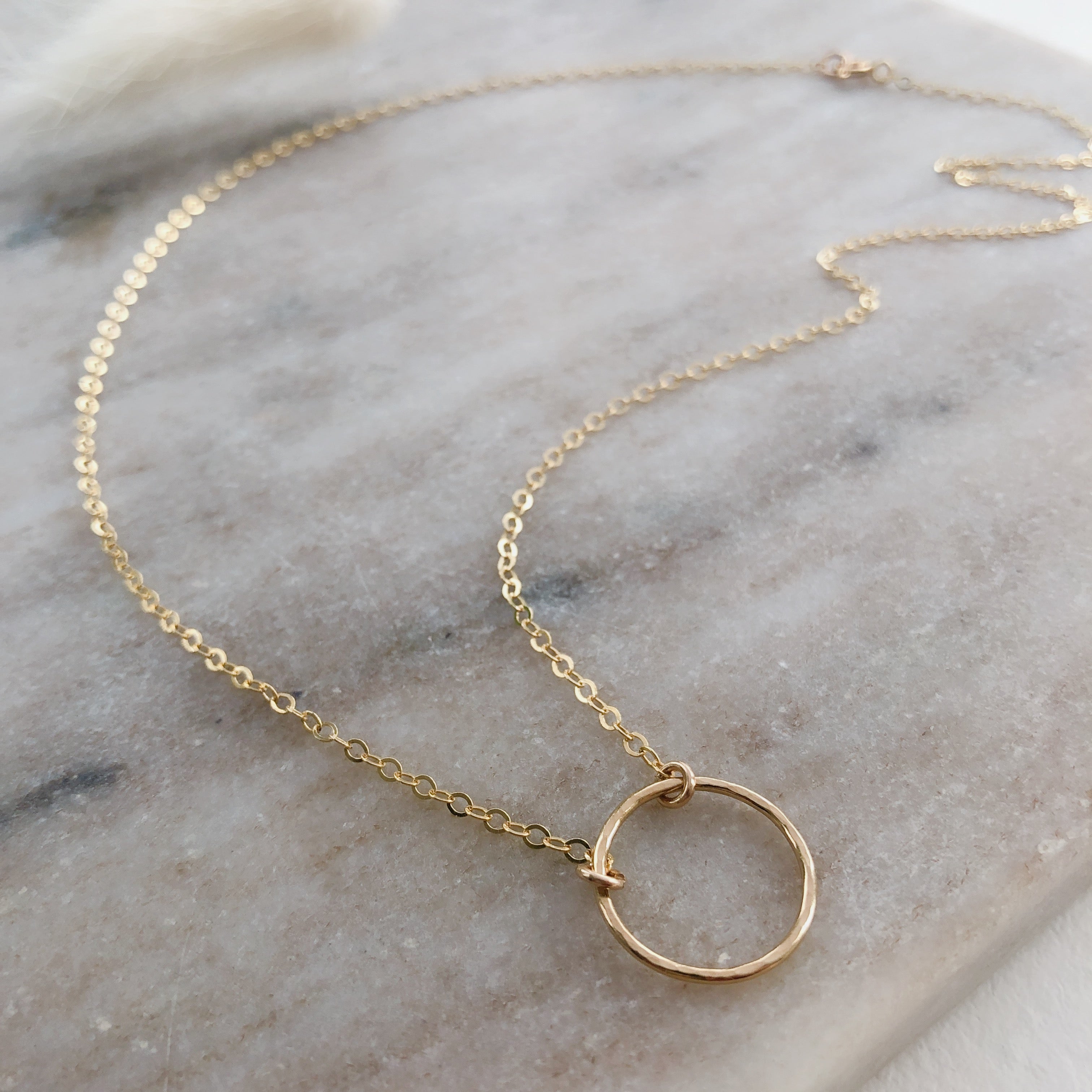 New Moon Necklace | Gold