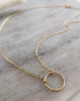 New Moon Necklace | Gold