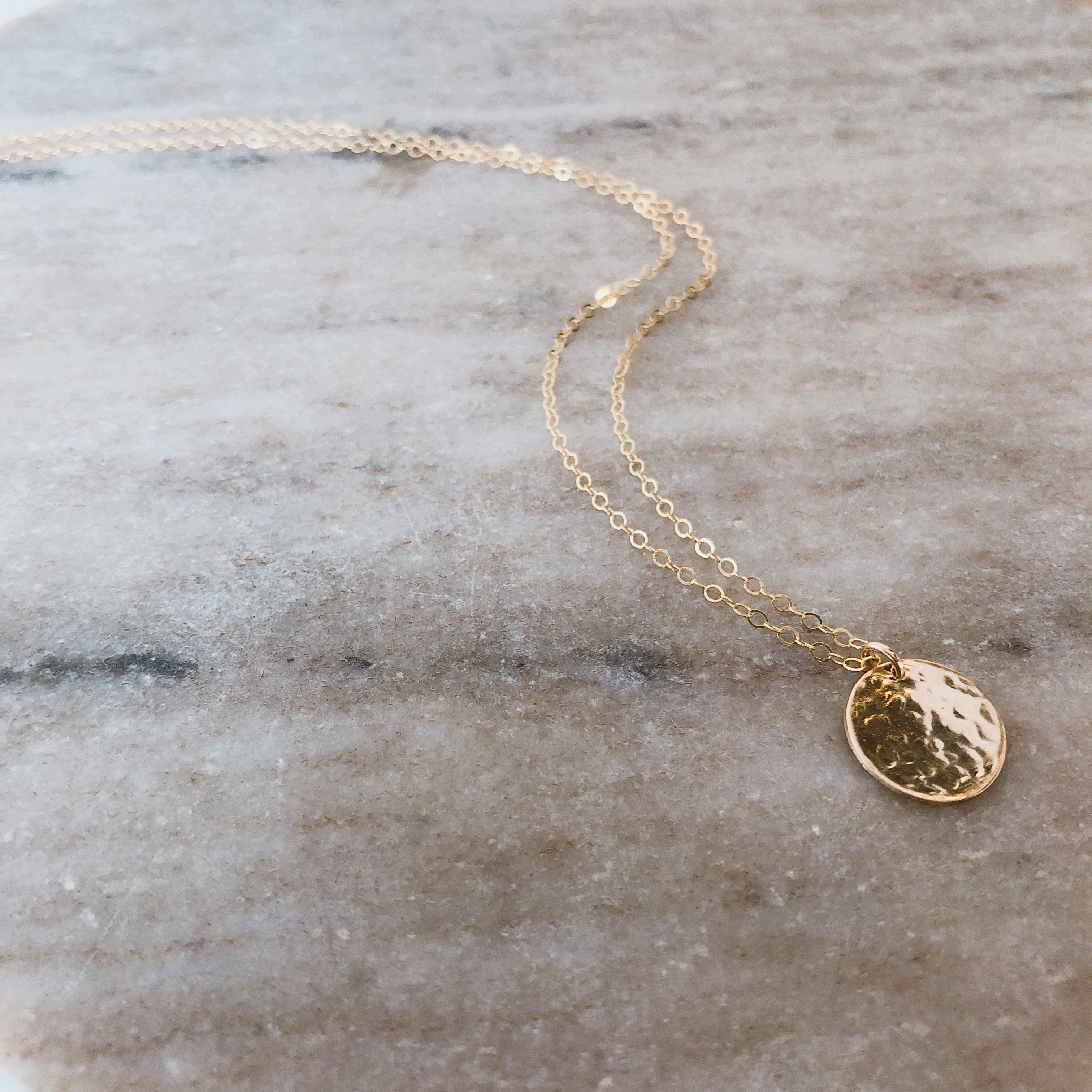 Harvest Moon Necklace | Gold