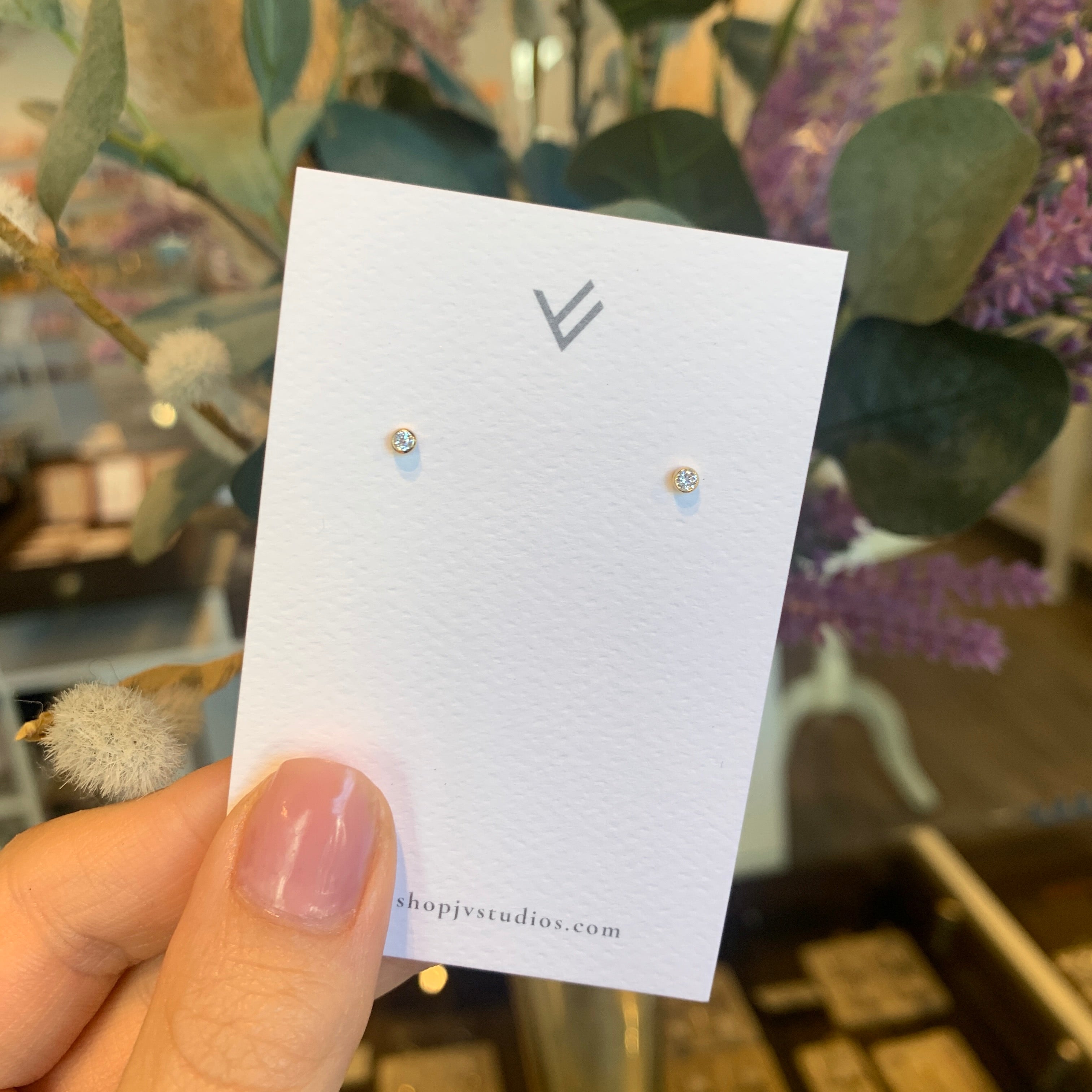 Tiny Sparkle Studs