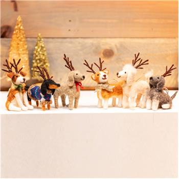 Reindeer Dogs Ornaments