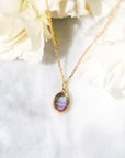 Vintage Inspired Fluorite Pendant