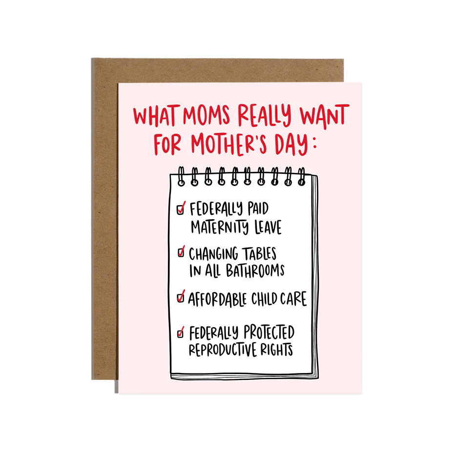 Feminist Mother&#39;s Day Checklist - Greeting Card
