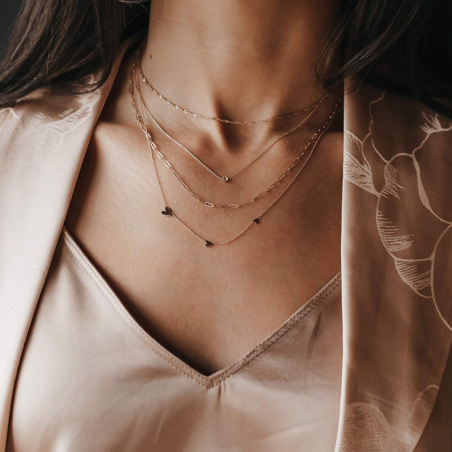 Infinite Inseparable Necklace | 14K Gold