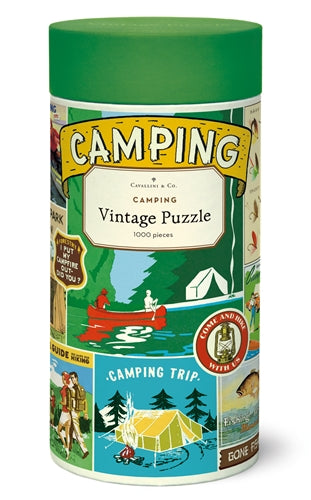 Vintage Puzzle - Camping