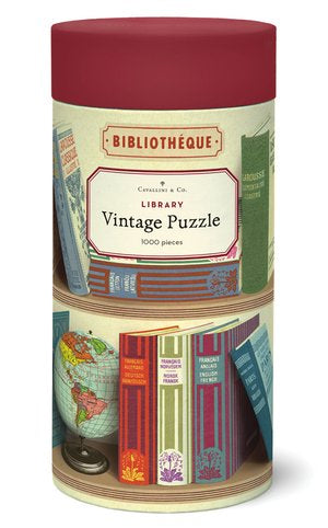 Vintage Puzzle - Library