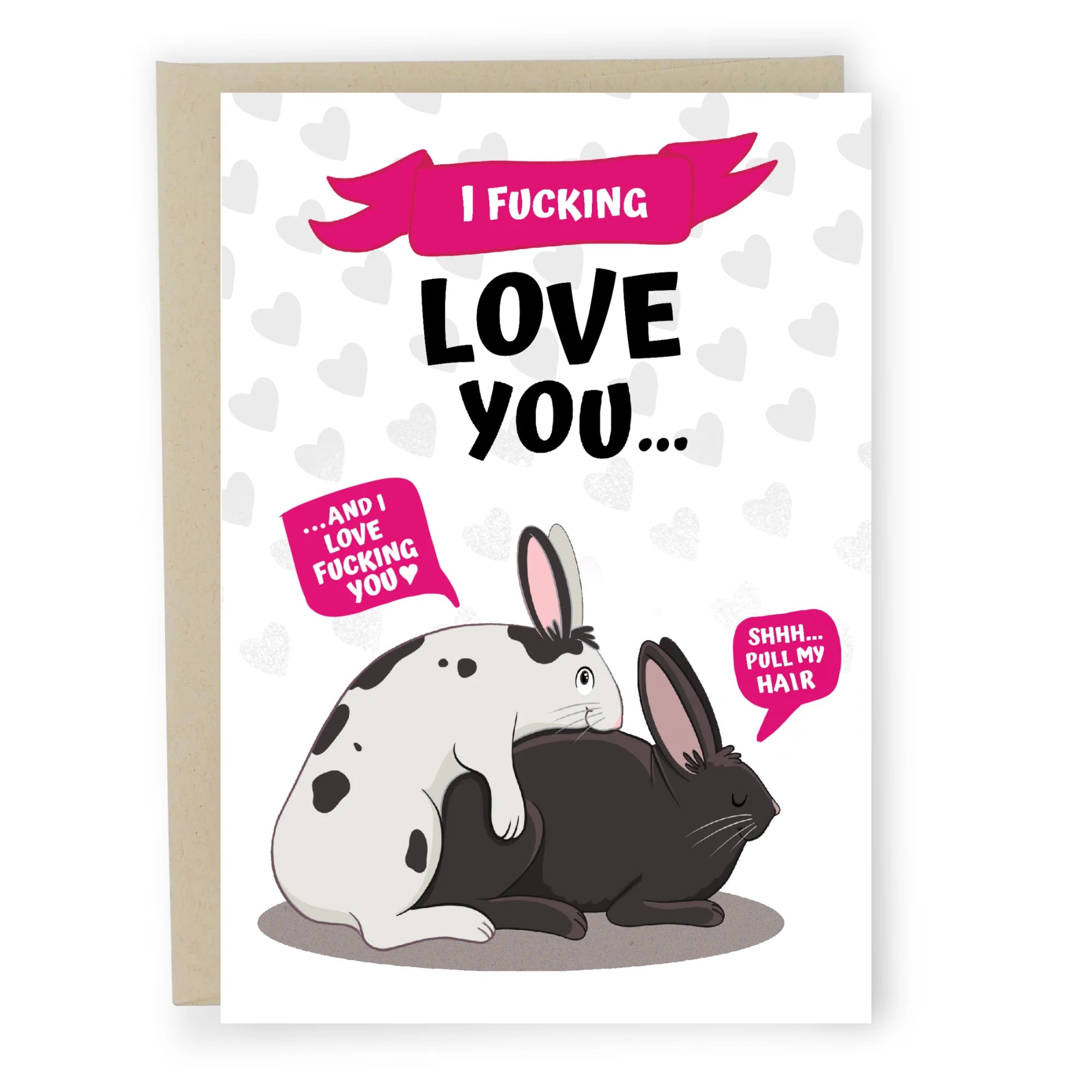 Pull My Hair - Greeting Card
