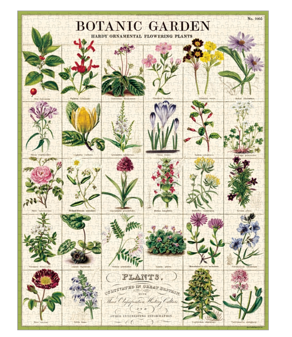 Vintage Puzzle - Botanic Garden