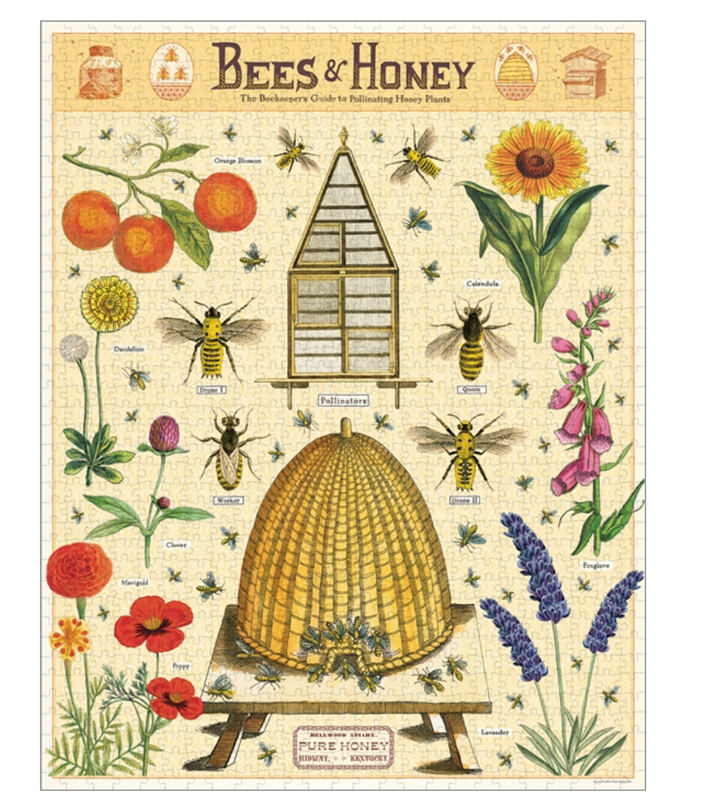 Vintage Puzzle - Bees &amp; Honey
