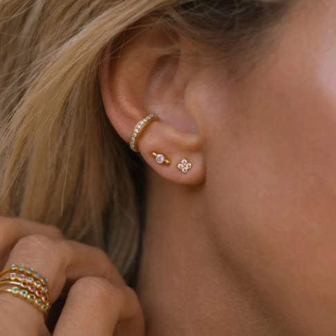 Isla Studs - CZ | Leah Alexandra | JV Studios Boutique 