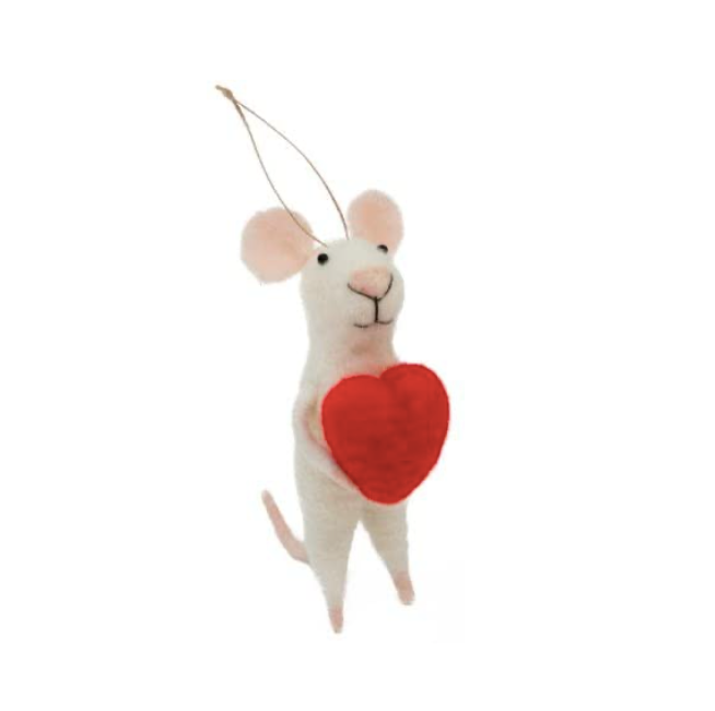 Love You Lenny Felt Ornament