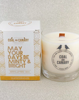 May Your Days Be Minty & Bright Candle