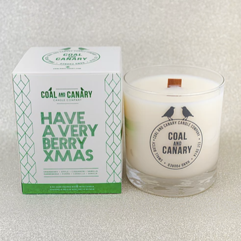 Have A Berry Merry Christmas Candle