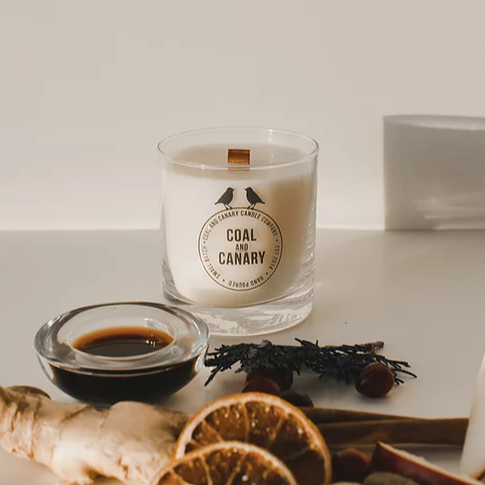May Your Days Be Minty &amp; Bright Candle