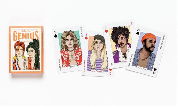 Music Genius Playing Cards