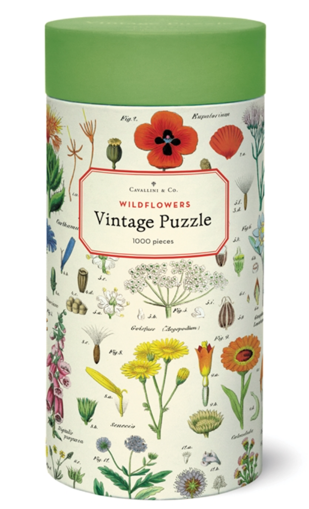 Vintage Puzzle - Wildflowers