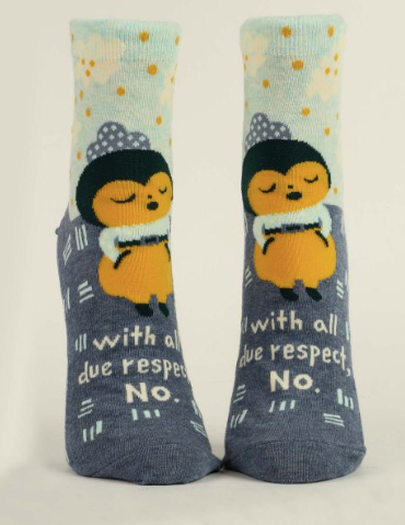 With All Due Respect, No Socks - Women | JV Studios Boutique