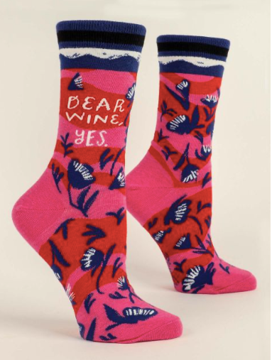 Dear Wine, Yes. Socks - Women | JV Studios Boutique
