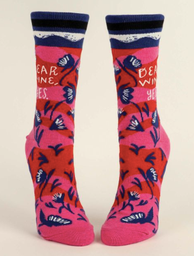 Dear Wine, Yes. Socks - Women | JV Studios Boutique