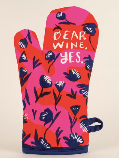 Dear Wine, Yes. Oven Mitt | JV Studios Boutique