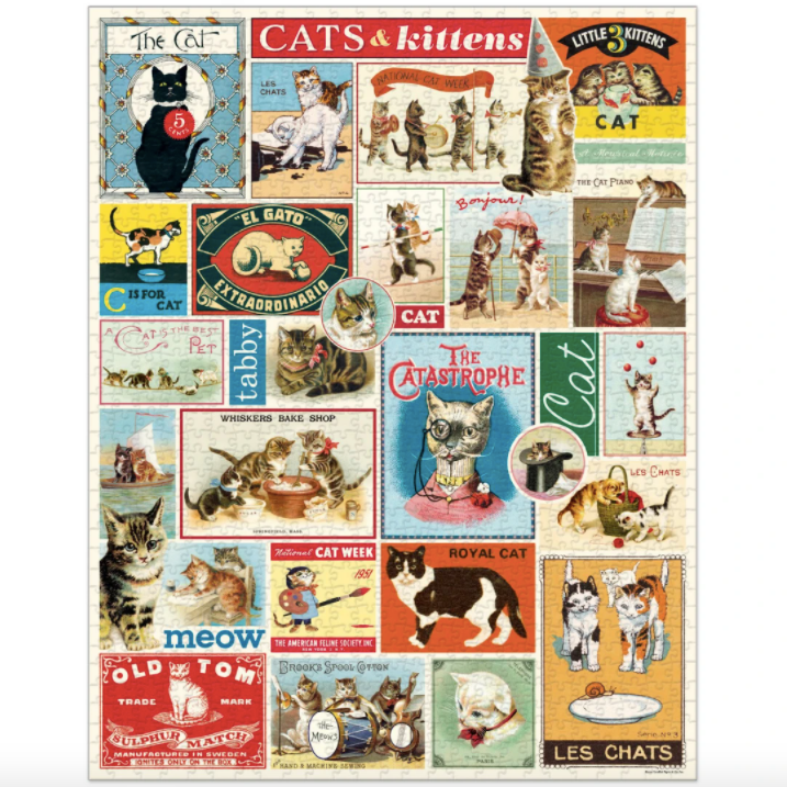 Vintage Puzzle - Cats &amp; Kittens