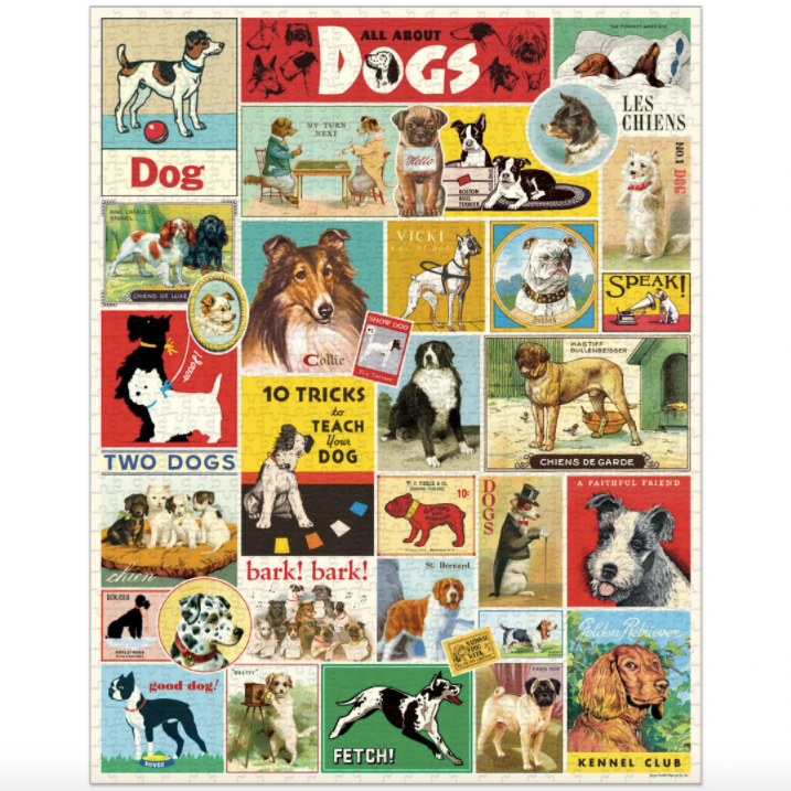 Vintage Puzzle - Dogs