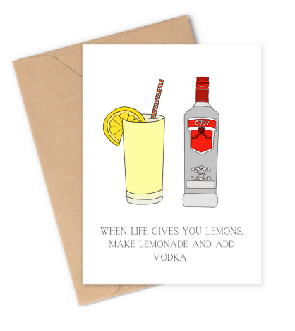 Add Vodka - Greeting Card