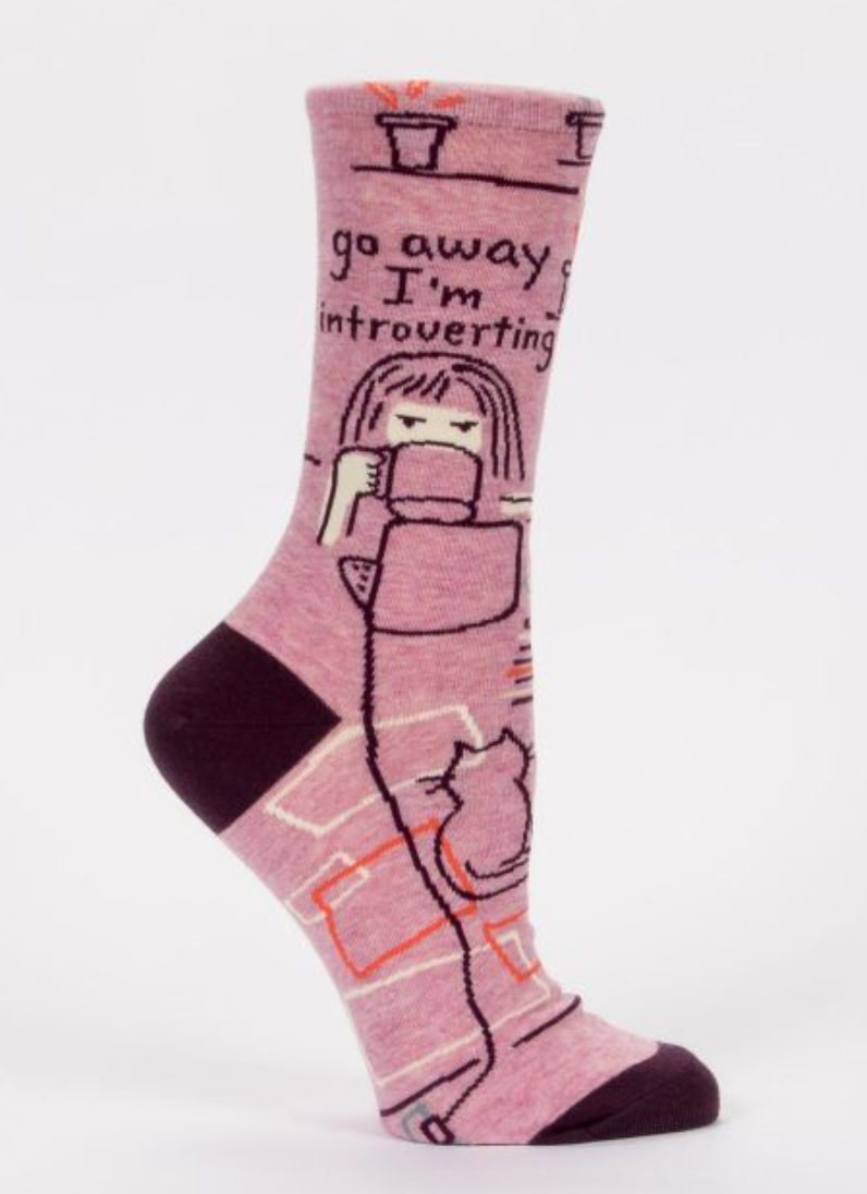 Go Away, I'm Introverting Socks - Women
