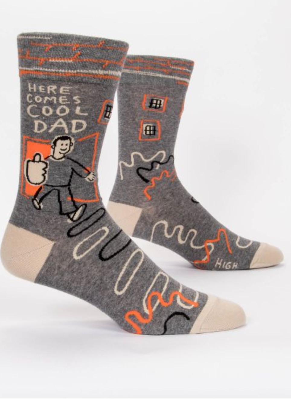 Here Comes Cool Dad Crew Socks